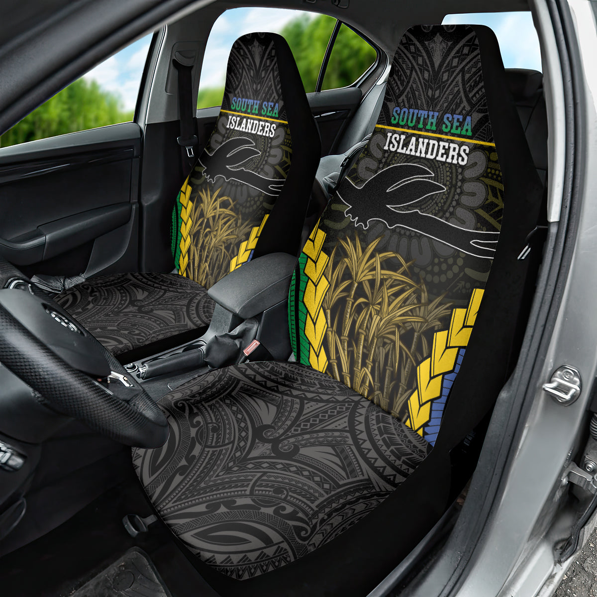 South Sea Islanders And New Ireland Car Seat Cover Kanakas Polynesian Pattern