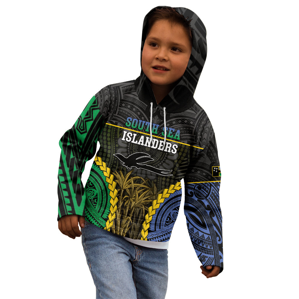 Personalised South Sea Islanders And New Ireland Kid Hoodie Kanakas Polynesian Pattern