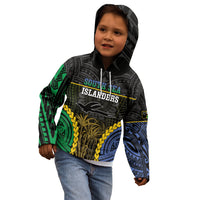 Personalised South Sea Islanders And New Ireland Kid Hoodie Kanakas Polynesian Pattern