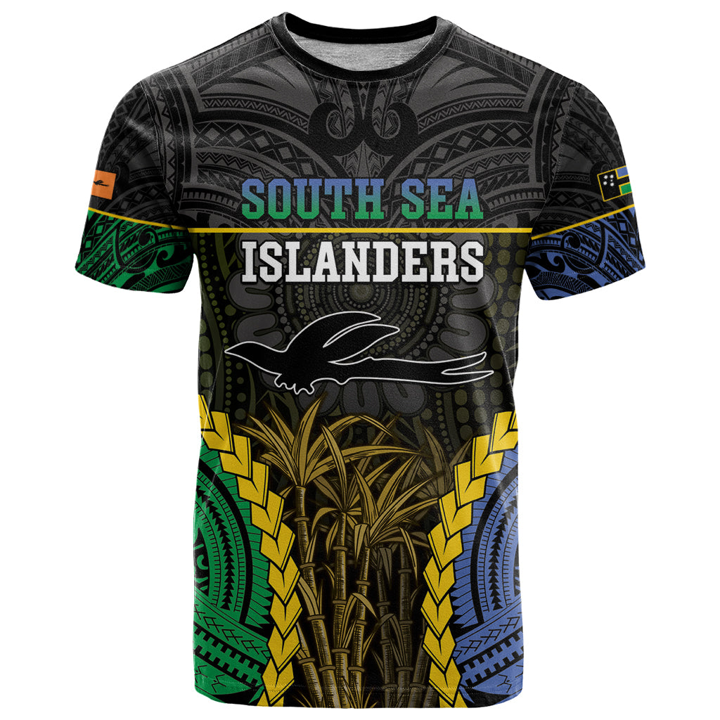 Personalised South Sea Islanders And New Ireland T Shirt Kanakas Polynesian Pattern