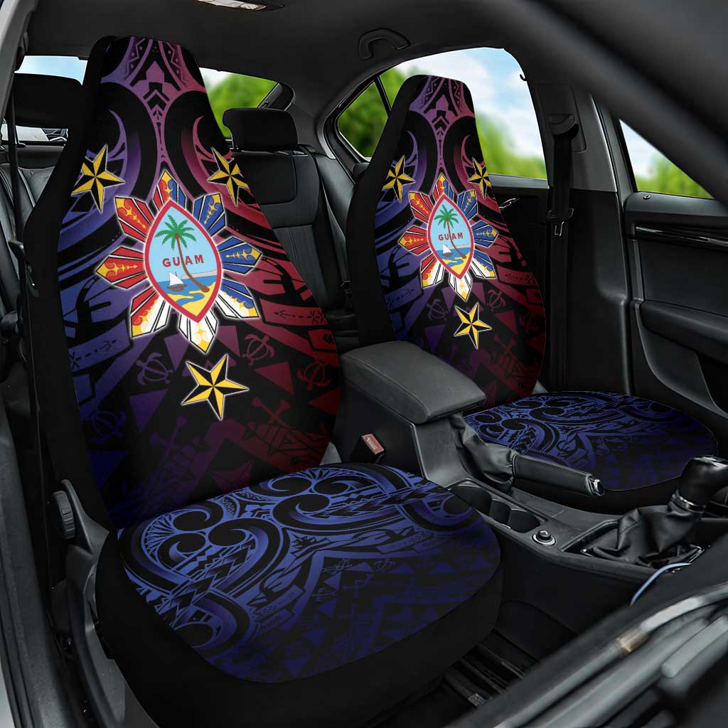 Philippines Guam Car Seat Cover Filipino Sun With Guaman Seal