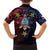 Philippines Guam Family Matching Off Shoulder Maxi Dress and Hawaiian Shirt Filipino Sun With Guaman Seal