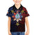 Philippines Guam Family Matching Off Shoulder Short Dress and Hawaiian Shirt Filipino Sun With Guaman Seal