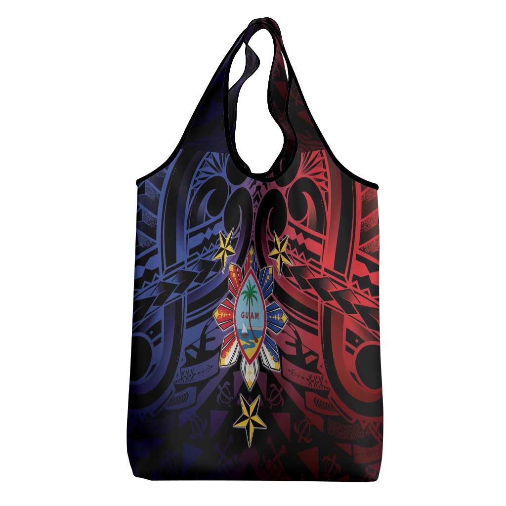 Philippines Guam Grocery Bag Filipino Sun With Guaman Seal LT05 - Polynesian Pride