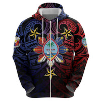 Philippines Guam Hoodie Filipino Sun With Guaman Seal