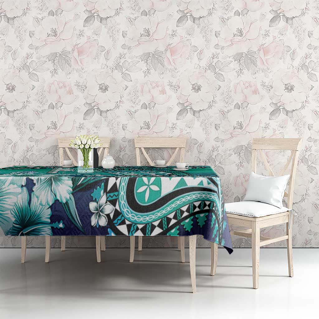 Fiji Born Indian Tablecloth Palm Paisley With Tapa Pattern