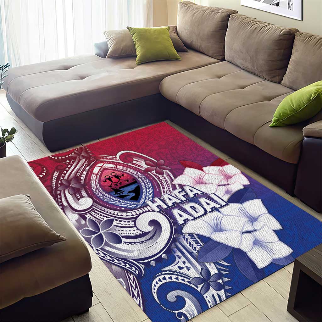 Guam Gadao Area Rug Hafa Adai Micronesian Tribal Pattern