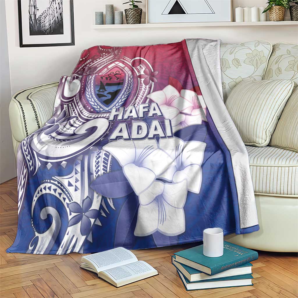 Guam Gadao Blanket Hafa Adai Micronesian Tribal Pattern