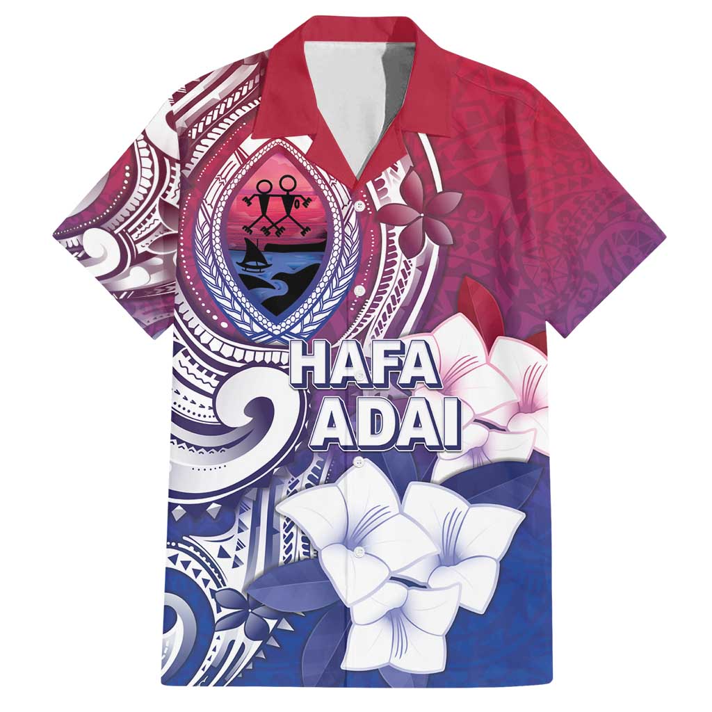 Guam Gadao Family Matching Long Sleeve Bodycon Dress and Hawaiian Shirt Hafa Adai Micronesian Tribal Pattern