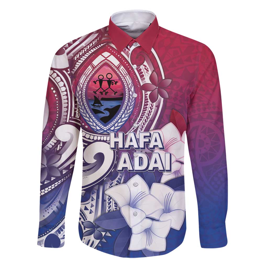 Guam Gadao Family Matching Puletasi and Hawaiian Shirt Hafa Adai Micronesian Tribal Pattern