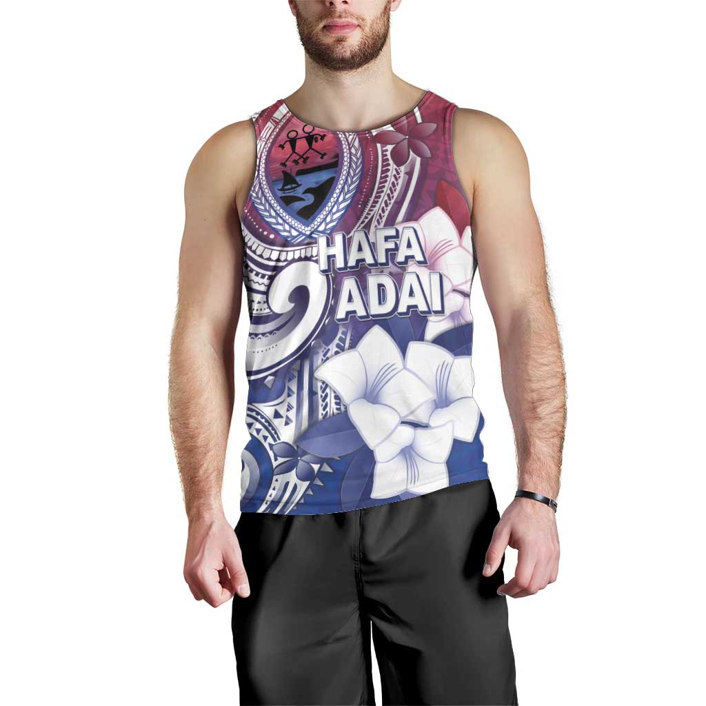 Guam Gadao Men Tank Top Hafa Adai Micronesian Tribal Pattern