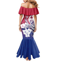 Guam Gadao Mermaid Dress Hafa Adai Micronesian Tribal Pattern