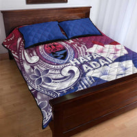 Guam Gadao Quilt Bed Set Hafa Adai Micronesian Tribal Pattern
