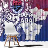 Guam Gadao Window Curtain Hafa Adai Micronesian Tribal Pattern