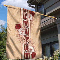 Tonga Language Week Garden Flag Hibiscus Tongan Ngatu Pattern