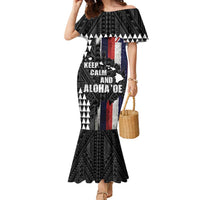 Hawaii 1959 Statehood Day Family Matching Mermaid Dress and Hawaiian Shirt Classic Style