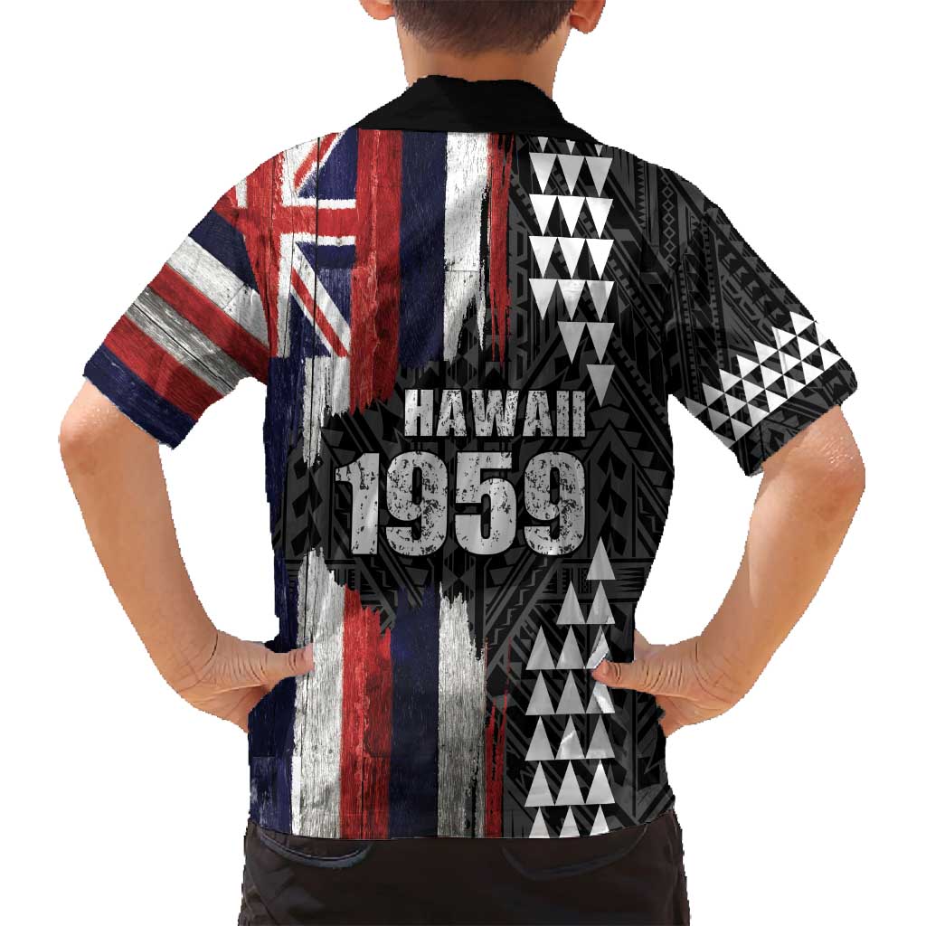 Hawaii 1959 Statehood Day Family Matching Tank Maxi Dress and Hawaiian Shirt Classic Style