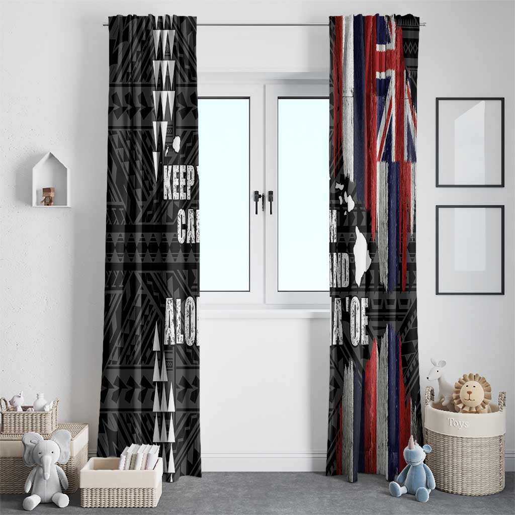 Hawaii 1959 Statehood Day Window Curtain Classic Style