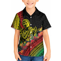 Retro Hawaiian Singer Hawaiian Shirt Polynesian Style Tropical Flowers LT05 - Polynesian Pride