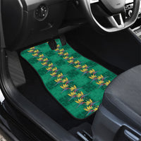 Hawaii Waikiki King Car Mats Green Quilt With Pua Manu LT05 - Polynesian Pride