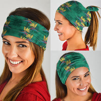 Hawaii Waikiki King Neck Gaiter Green Quilt With Pua Manu LT05 - Polynesian Pride