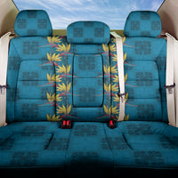 Hawaii Waikiki King Back Car Seat Cover Blue Quilt With Pua Manu LT05 One Size Blue - Polynesian Pride