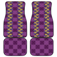 Hawaii Waikiki King Car Mats Purple Quilt With Pua Manu LT05 - Polynesian Pride
