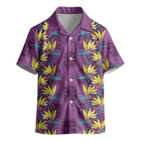 Hawaii Waikiki King Kid Hawaiian Shirt Purple Quilt With Pua Manu LT05 - Polynesian Pride