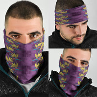 Hawaii Waikiki King Neck Gaiter Purple Quilt With Pua Manu LT05 - Polynesian Pride