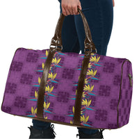 Hawaii Waikiki King Travel Bag Purple Quilt With Pua Manu LT05 - Polynesian Pride