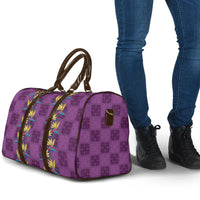 Hawaii Waikiki King Travel Bag Purple Quilt With Pua Manu LT05 - Polynesian Pride