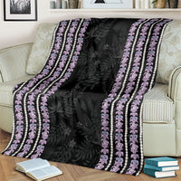 Hawaii Queen Liliuokalani Blanket Hawaiian Lei Pua Kalaunu LT05 - Polynesian Pride