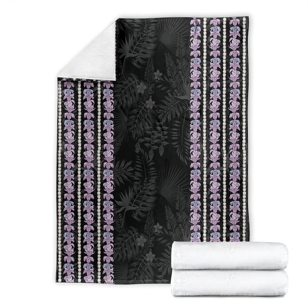 Hawaii Queen Liliuokalani Blanket Hawaiian Lei Pua Kalaunu LT05 - Polynesian Pride