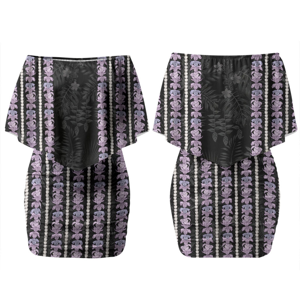 Hawaii Queen Liliuokalani Couples Matching Off Shoulder Short Dress and Hawaiian Shirt Hawaiian Lei Pua Kalaunu LT05 - Polynesian Pride