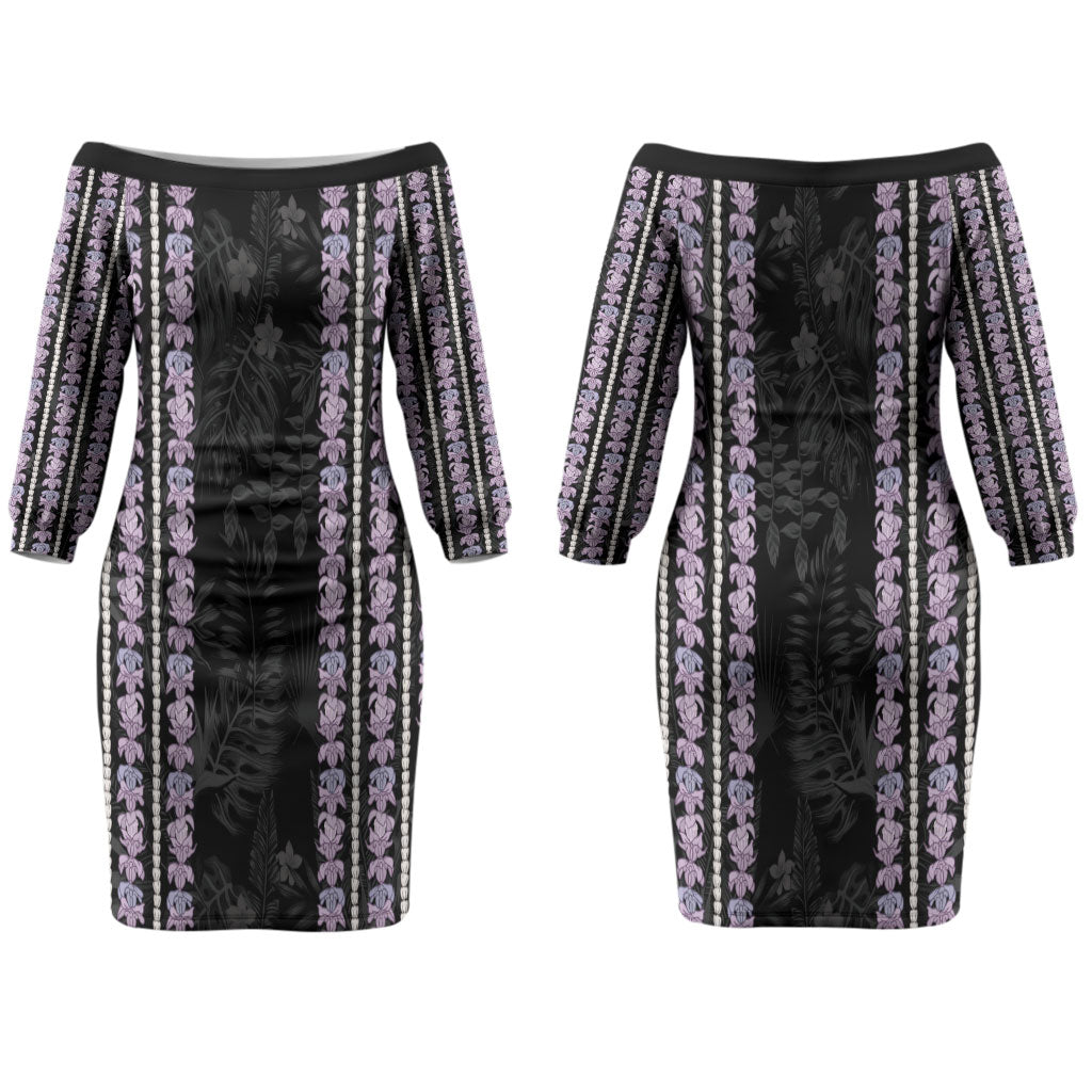Hawaii Queen Liliuokalani Couples Matching Off The Shoulder Long Sleeve Dress and Hawaiian Shirt Hawaiian Lei Pua Kalaunu LT05 - Polynesian Pride