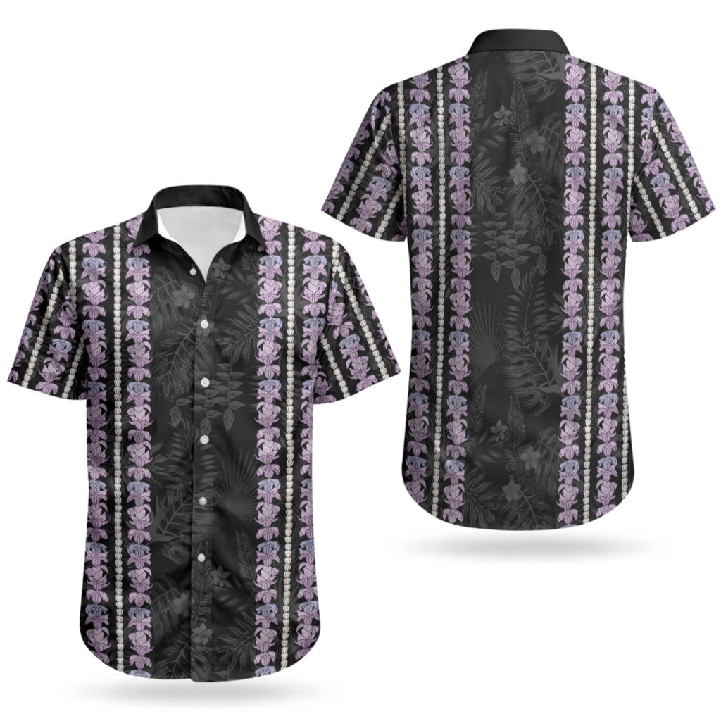 Hawaii Queen Liliuokalani Couples Matching Puletasi and Hawaiian Shirt Hawaiian Lei Pua Kalaunu LT05 - Polynesian Pride
