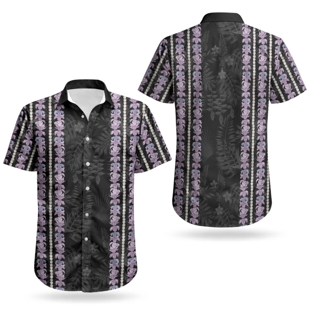 Hawaii Queen Liliuokalani Couples Matching Short Sleeve Bodycon Dress and Hawaiian Shirt Hawaiian Lei Pua Kalaunu LT05 - Polynesian Pride