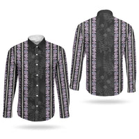 Hawaii Queen Liliuokalani Couples Matching Tank Maxi Dress and Long Sleeve Button Shirt Hawaiian Lei Pua Kalaunu LT05 - Polynesian Pride