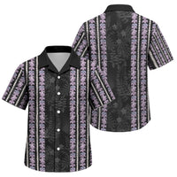 Hawaii Queen Liliuokalani Family Matching Summer Maxi Dress and Hawaiian Shirt Hawaiian Lei Pua Kalaunu LT05 Son's Shirt Black - Polynesian Pride