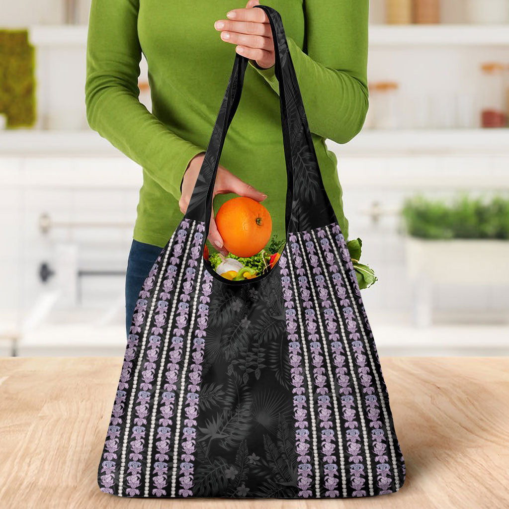 Hawaii Queen Liliuokalani Grocery Bag Hawaiian Lei Pua Kalaunu LT05 - Polynesian Pride