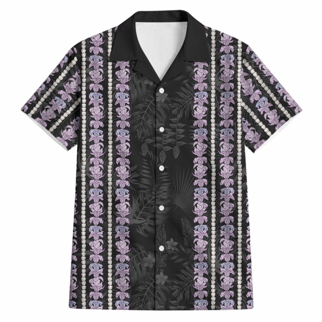 Hawaii Queen Liliuokalani Hawaiian Shirt Hawaiian Lei Pua Kalaunu LT05 Black - Polynesian Pride