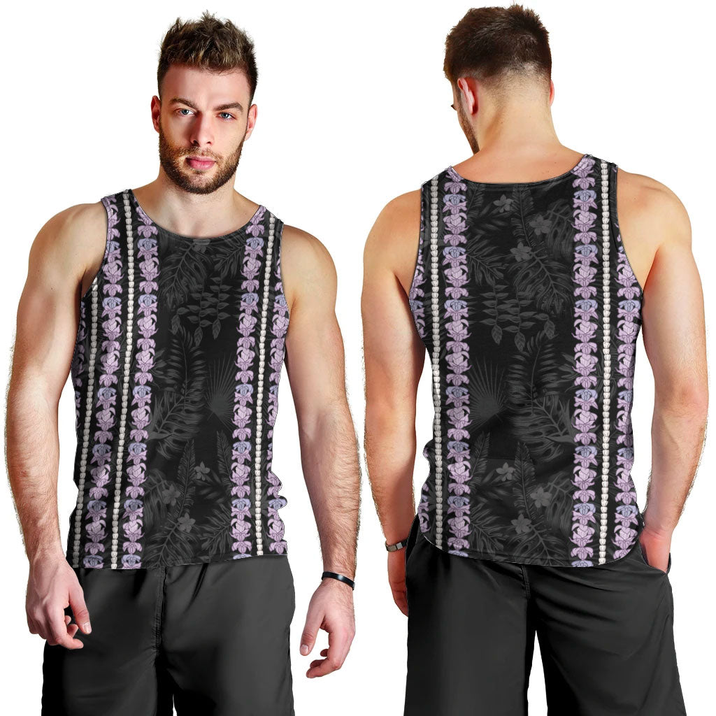 Hawaii Queen Liliuokalani Men Tank Top Hawaiian Lei Pua Kalaunu LT05 - Polynesian Pride