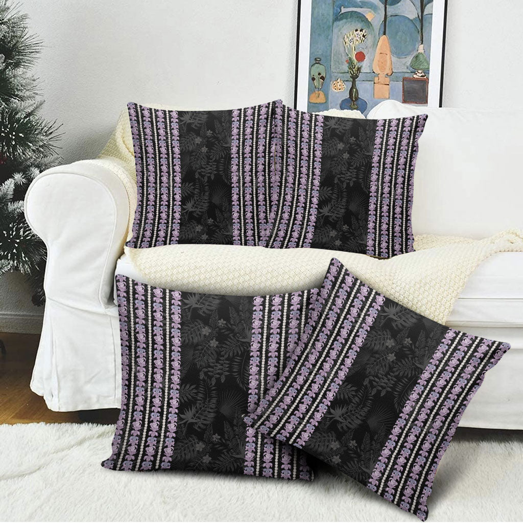 Hawaii Queen Liliuokalani Pillow Cover Hawaiian Lei Pua Kalaunu LT05 - Polynesian Pride