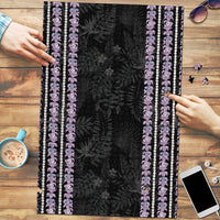 Hawaii Queen Liliuokalani Puzzle Hawaiian Lei Pua Kalaunu LT05 Black - Polynesian Pride