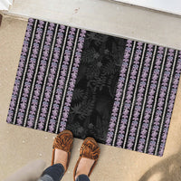 Hawaii Queen Liliuokalani Rubber Doormat Hawaiian Lei Pua Kalaunu LT05 - Polynesian Pride