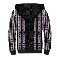Hawaii Queen Liliuokalani Sherpa Hoodie Hawaiian Lei Pua Kalaunu LT05 - Polynesian Pride