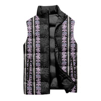 Hawaii Queen Liliuokalani Sleeveless Puffer Jacket Hawaiian Lei Pua Kalaunu LT05 - Polynesian Pride