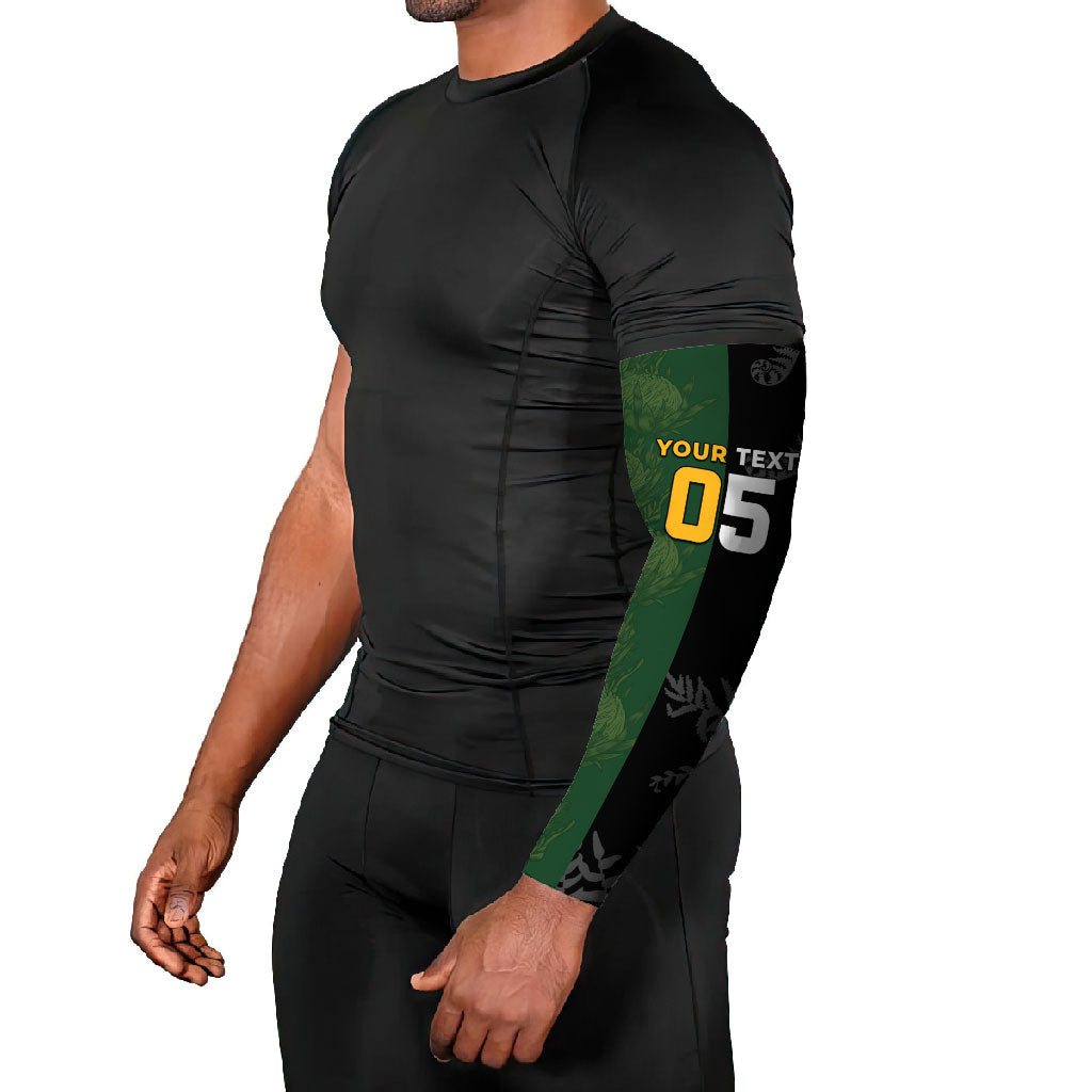 Custom South Africa And New Zealand Arm Sleeves Springboks And Kiwis Rugby Rivalry