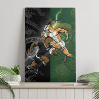 South Africa And New Zealand Canvas Wall Art Springboks And Kiwis Rugby Rivalry