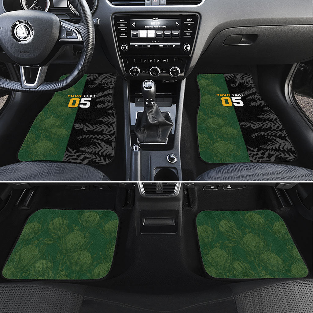 Custom South Africa And New Zealand Car Mats Springboks And Kiwis Rugby Rivalry